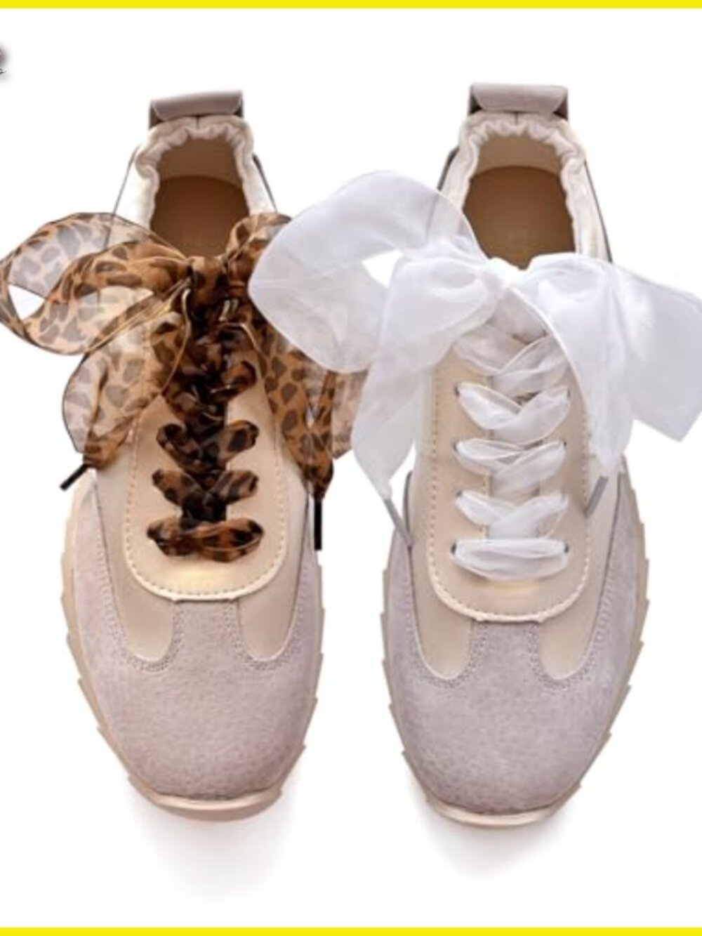 Satin Ribbon Shoelaces Fashion Soft Casual Sneaker Laces 4-Pack - Picture 5 of 6